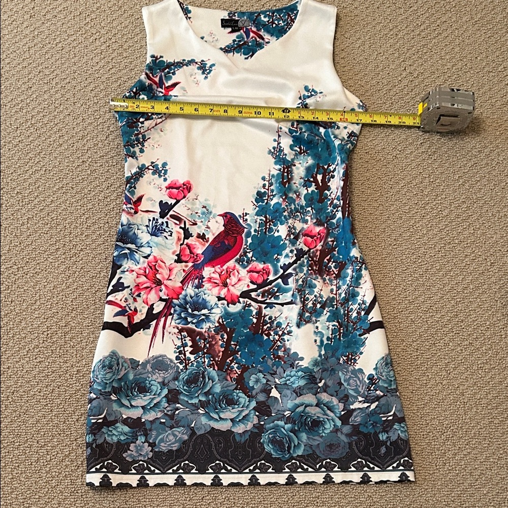 Floral Sleeveless Dress - Multicolor